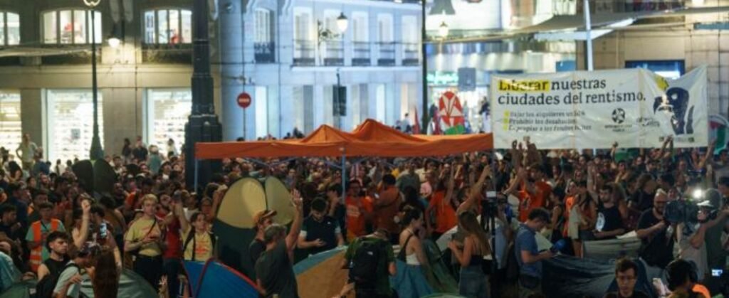 Manifestazione a Puerta del Sol per Maricarmen